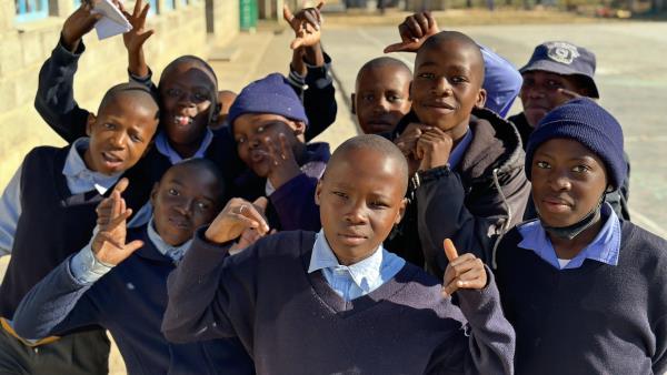 Lenke til artikkel: Besøk fra Lesotho til Sandvika videregående skole 