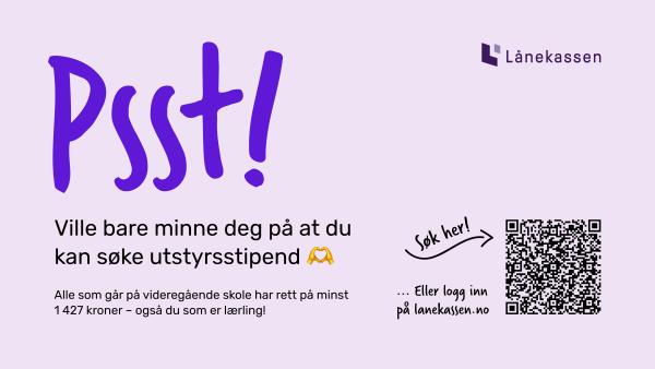 Lenke til artikkel: Husk å søke lånekassen