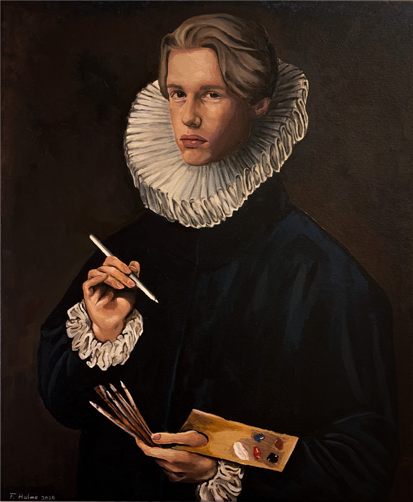 Bilde av elevmaleri - Klikk for stort bilde